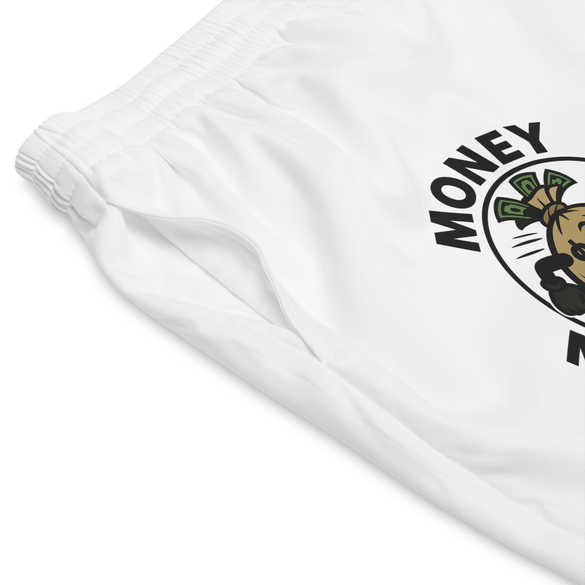 Men's Elastic Beach Shorts - 'Money Marathon' Design, Perfect for Summer Fun, Vacation, Gifts for Him, Casual Wear, Workout Gear