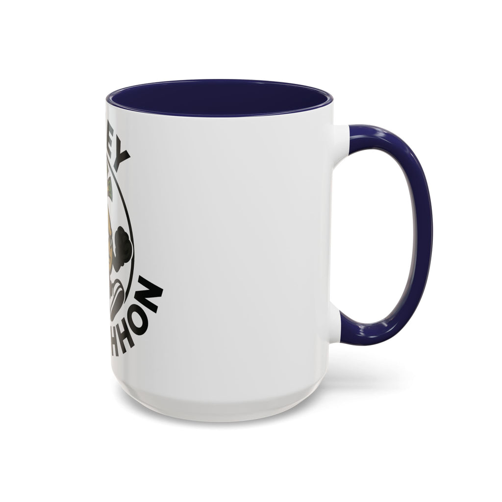 Money Marathon Coffee Mug - Fun Motivational Mug for Runners, Gift for Marathon Lovers, Unique Office Supplies, Sports Theme Coffee Cup