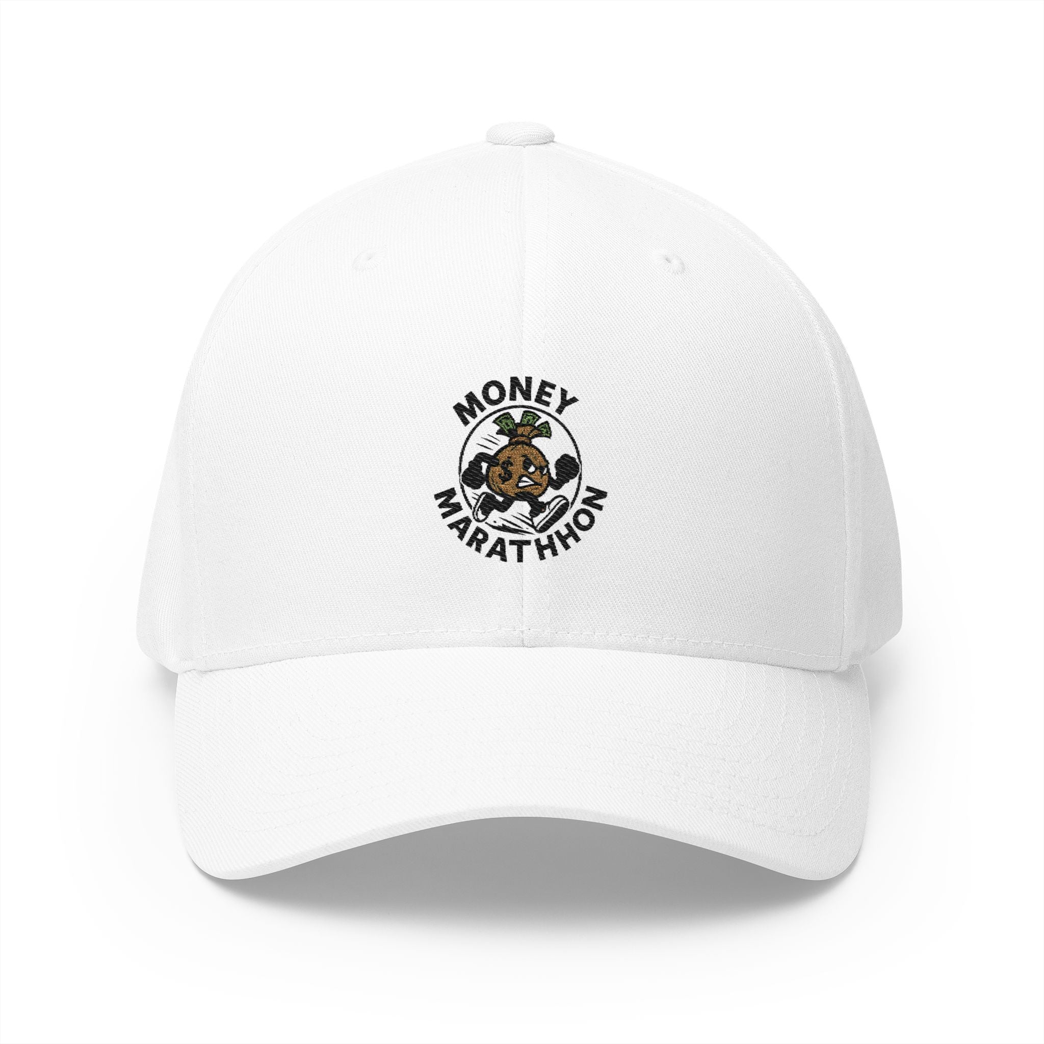 Money Marathon Embroidered Cap | Gift for Runners, Sports Hat, Custom Baseball Cap, Running Accessories, Stylish Headwear