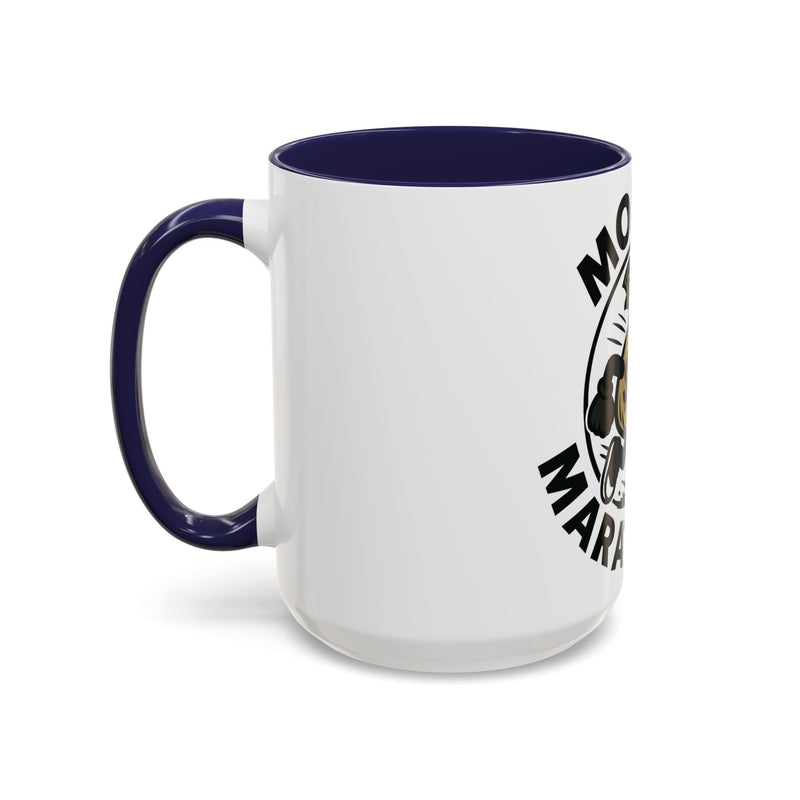 Money Marathon Coffee Mug - Fun Motivational Mug for Runners, Gift for Marathon Lovers, Unique Office Supplies, Sports Theme Coffee Cup