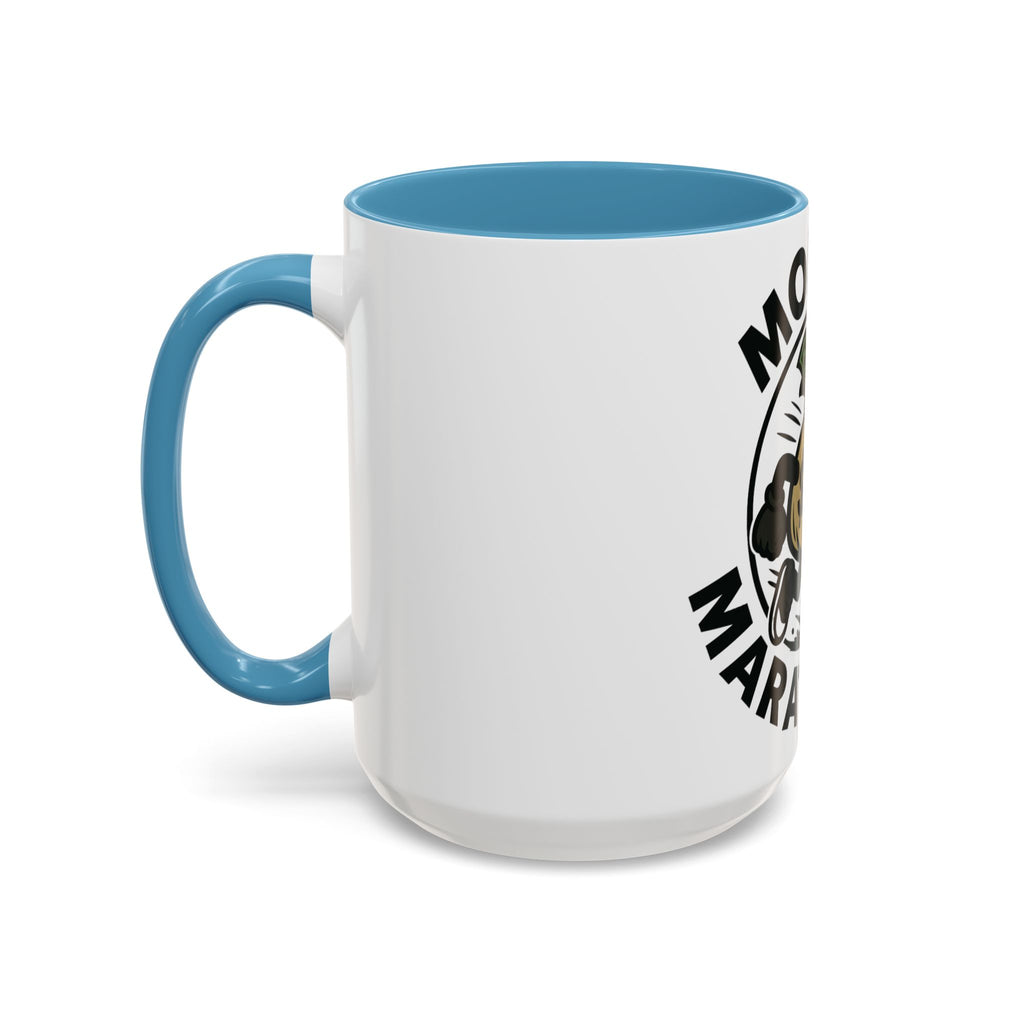 Money Marathon Coffee Mug - Fun Motivational Mug for Runners, Gift for Marathon Lovers, Unique Office Supplies, Sports Theme Coffee Cup