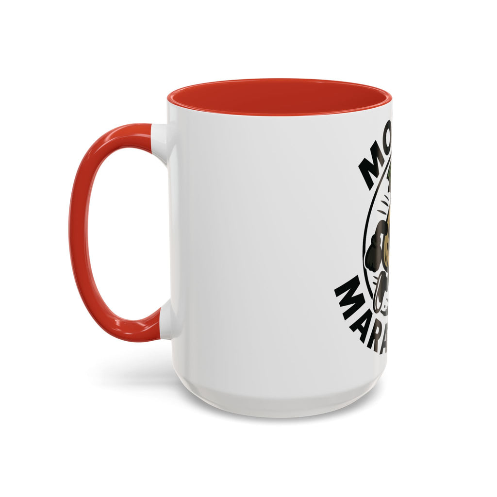 Money Marathon Coffee Mug - Fun Motivational Mug for Runners, Gift for Marathon Lovers, Unique Office Supplies, Sports Theme Coffee Cup